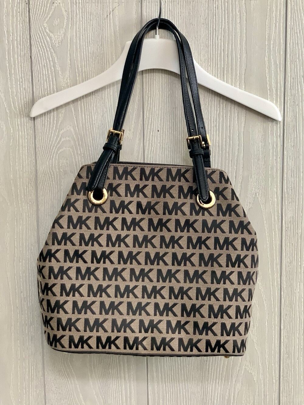 Michael Kors Signature Logo Jet Set Grab Bag Tote NWT